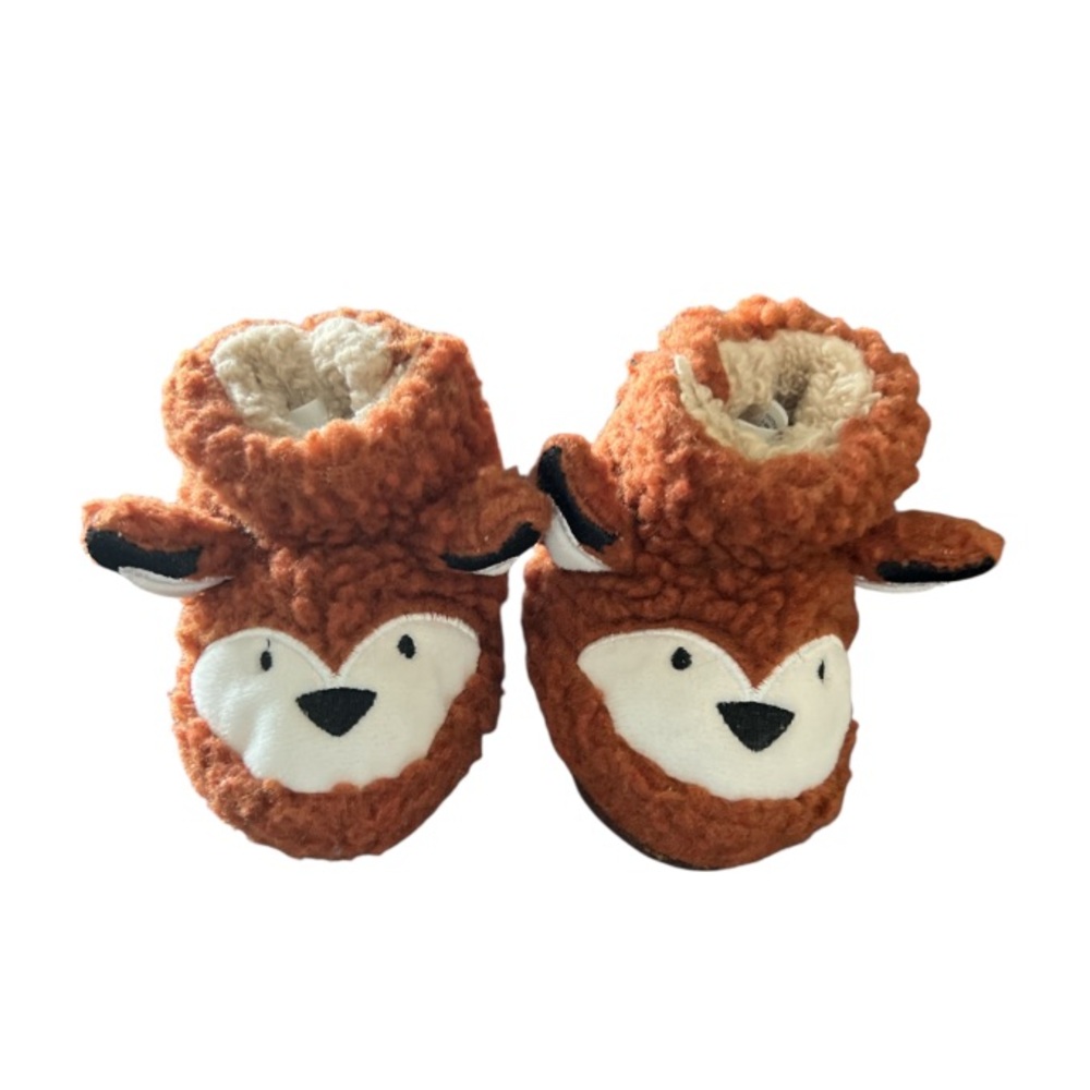 0-6 month fuzzy baby booties